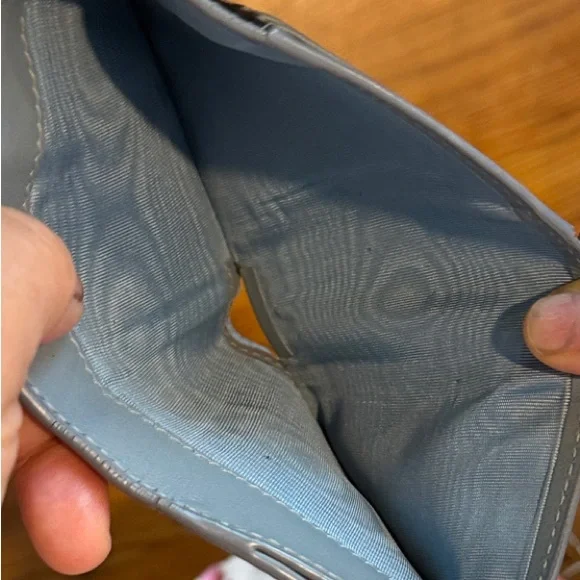 Vintage Christian Dior Gray 3 fold Wallet - Picture 6 of 7